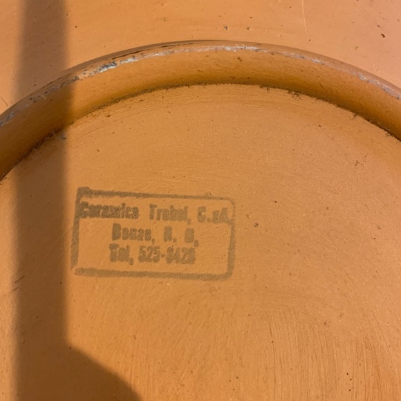 Beautiful Clay Hand Painted Plate.. - Picture 3 of 5